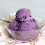 ice cream in a saucer