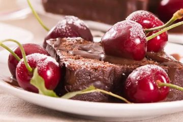 Chocolate cherry bundt cake