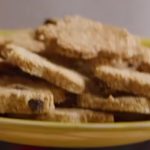 Cookies with dried blueberries