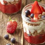 Fruity oatmeal dessert