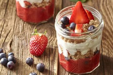 Fruity oatmeal dessert