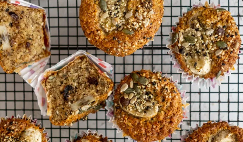 Hemp seed muffins
