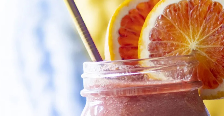 Red orange smoothie
