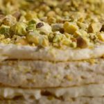 Royal pistachio layer cake