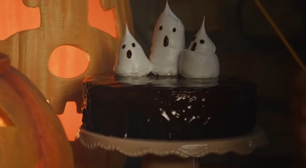 Scary chocolate cake