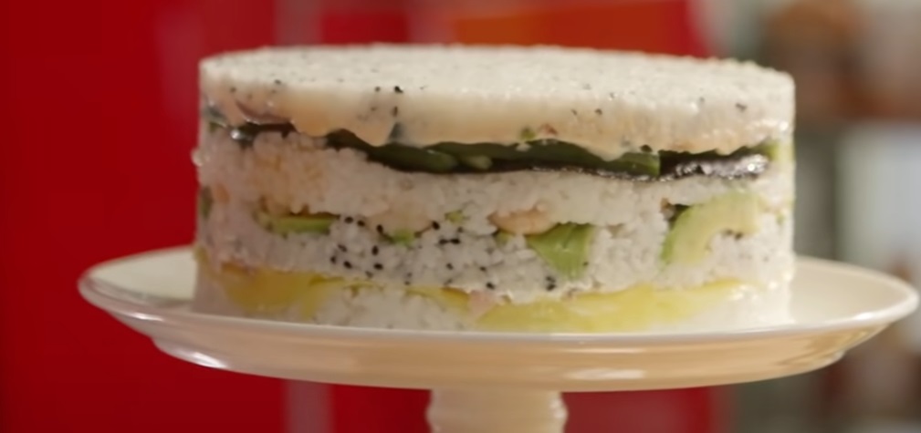 Sushi cake