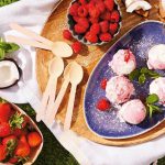 Vanilla-raspberry-coconut ice cream