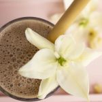 Vegan banana bread smoothie