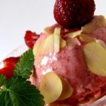 Almond-Strawberry Ice Cream