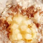 Apple and cinnamon oatmeal