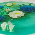 Artistic Cheesecake with Flowers