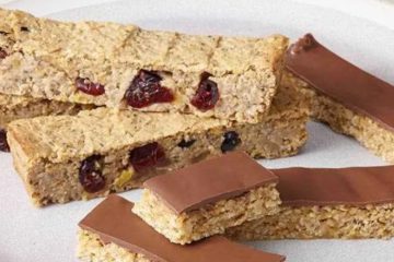 Baked post-workout protein bars