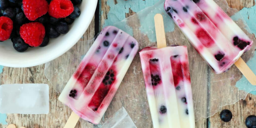 Berry White Ice Pops