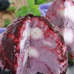 Blackberry Yogurt Ice Cream