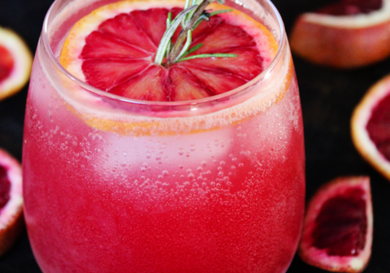 Blood Orange Fruit Cocktail