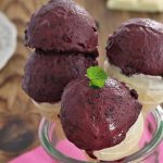 Blueberry Chocolate Mint Ice Cream