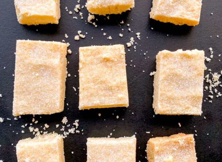 Buttery 3 Ingredient Shortbread Cookies
