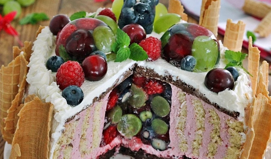 Cherry and Fruit Cake