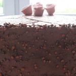 Chocolate Cake with Light Chocolate Cream