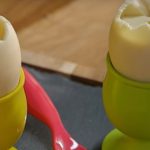 Chocolate Egg with Vanilla Mousse Filling