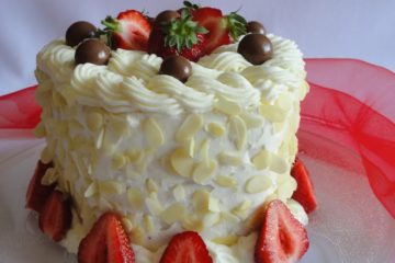 Chocolate Strawberry Cream Cake