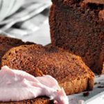 Chocolate cake with strawberry cream