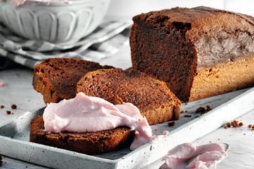 Chocolate cake with white bean