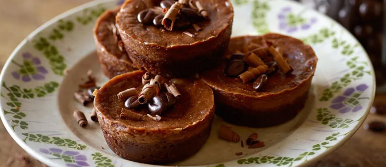 Coffee Cheesecake Bites