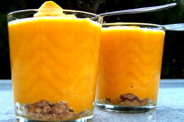 Dessert with Roasted Hokkaido Pumpkin