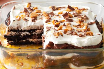 Double Chocolate Toffee Icebox Cake