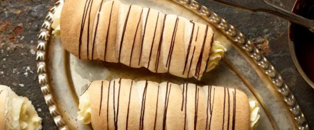 French Cream Filled Pastry Tubes