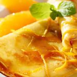 French Crepes Suzette with Oranges
