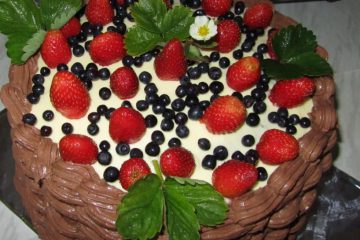 Fruit Basket Cake