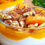 Fruity Dessert with Nuts and Chocolate