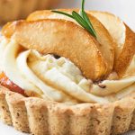 Gluten-free Tartlets with Fig Mousse and Pear