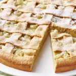 Gooseberry Yogurt Cake with Oat Flakes
