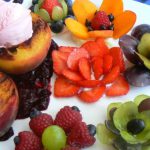 Grilled Peach Ice Cream Dessert