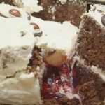 Halloween Cake with a Bloody Surprise