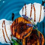 glazed grilled fruit