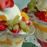 Ice Cream Cup with Fruit Granita