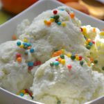 Melon Ice Cream with Honey