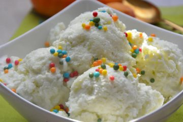 Melon Ice Cream with Honey