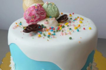 Melting Ice Cream Cake