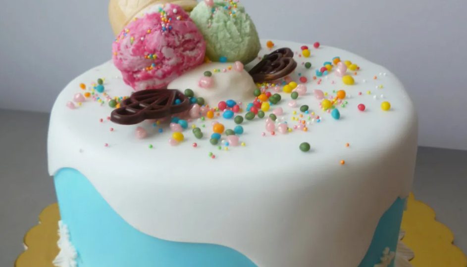 Melting Ice Cream Cake