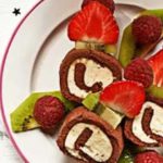 Mini lime cream rolls