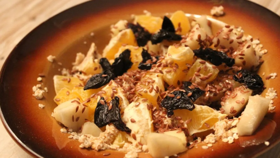 Oatmeal with Honey and Orange