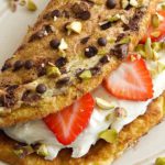 Pancakes with Custard and Chocolate