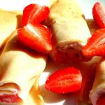 Pancakes with Mascarpone and Strawberries