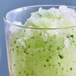 Peach-mint slushy