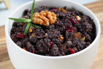 Poppy Seed Filling with Raisins and Walnuts